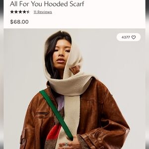 Free People All For You Hooded Scarf